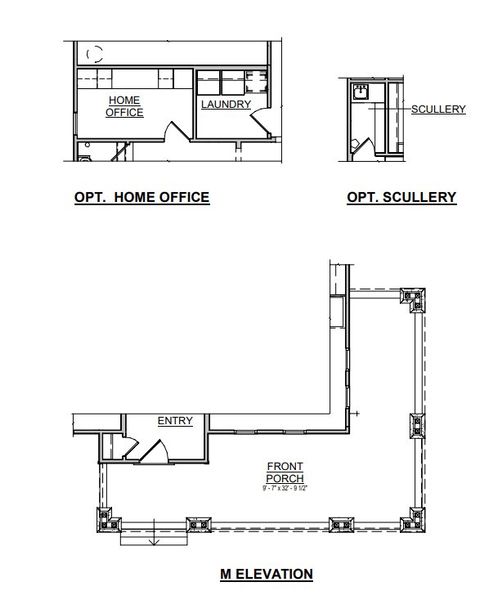 2D floor plan layout for the Langley 2597L by Saussy Burbank in The River District, Charlotte, NC (Image 5).