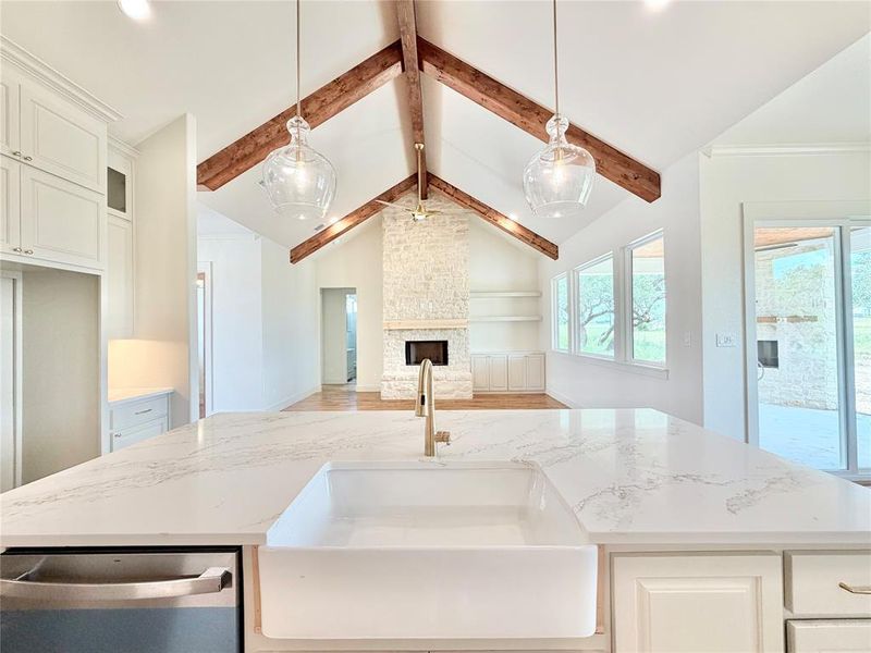 Furnished interior view inside a new home in , Weatherford (Image 7).