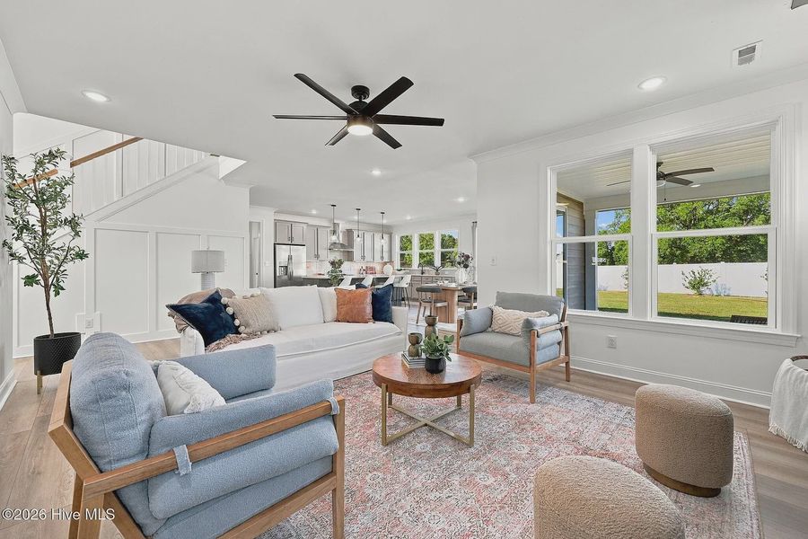 Furnished interior view inside a new home in Dixon Grove, Grimesland (Image 13).