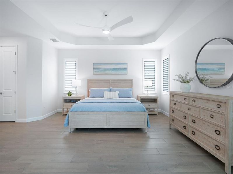 Furnished interior view inside a new home in , Punta Gorda (Image 13).