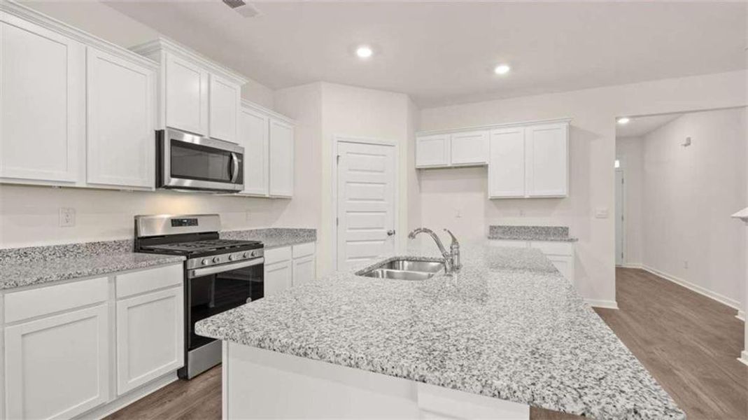 Furnished interior view inside a new home in Poplar Preserve, Newnan (Image 4).