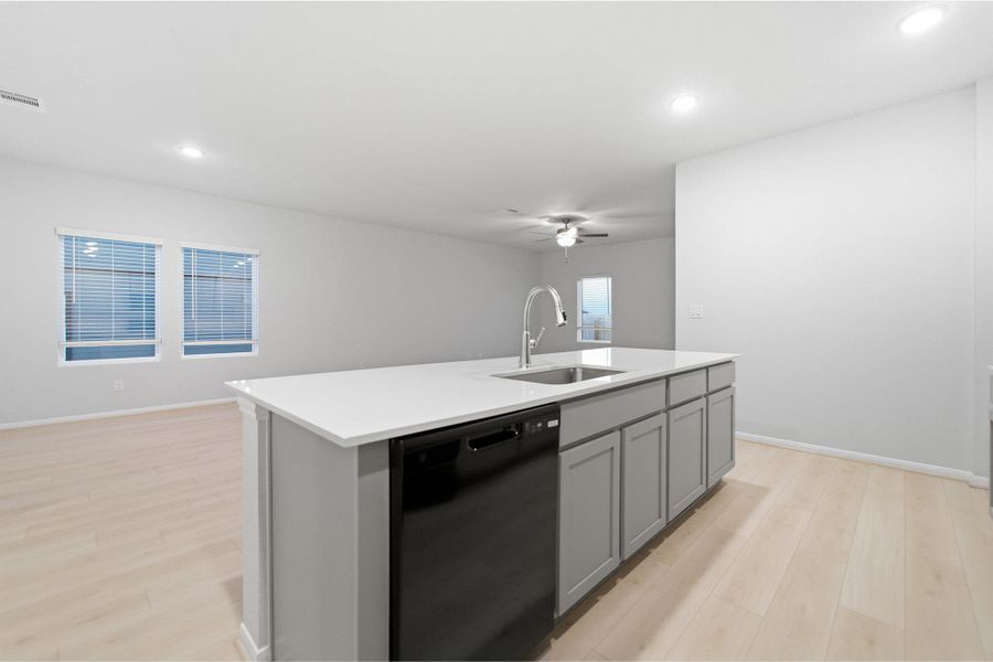 Furnished interior view inside a new home in Hunters Glen, Jarrell (Image 7).