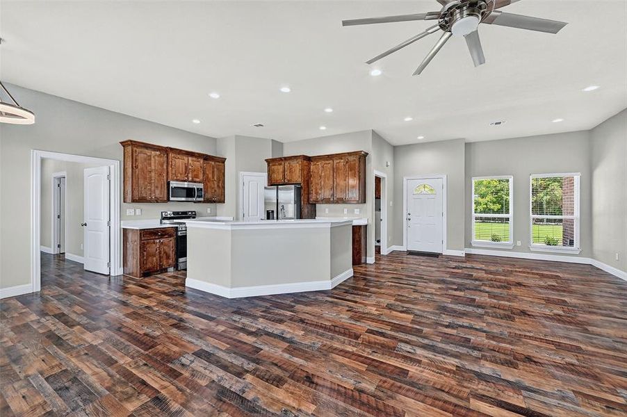 Furnished interior view inside a new home in , Ector (Image 9). Furnished interior view inside a new home in , Ector (Image 9).