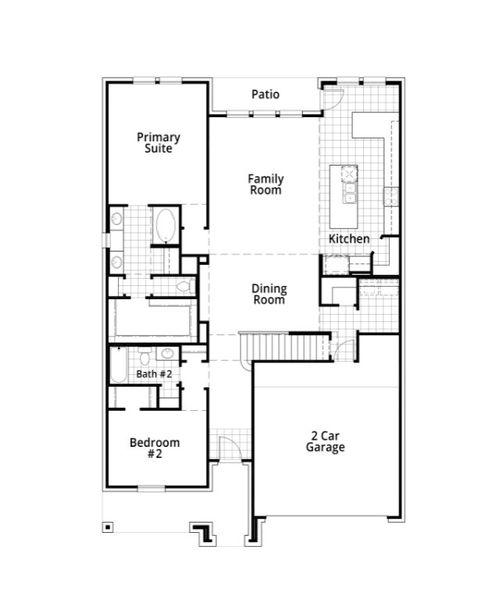 2D floor plan layout for the Westbury Plan by Highland Homes in Tavolo Park, Fort Worth, TX (Image 22). 2D floor plan layout for the Westbury Plan by Highland Homes in Tavolo Park, Fort Worth, TX (Image 22).