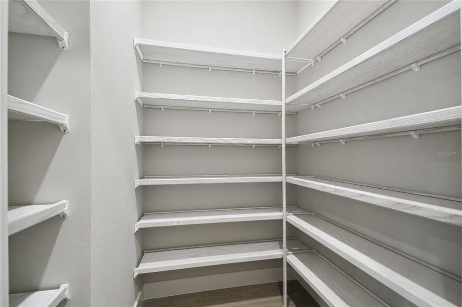 Pantry Wood Shelving