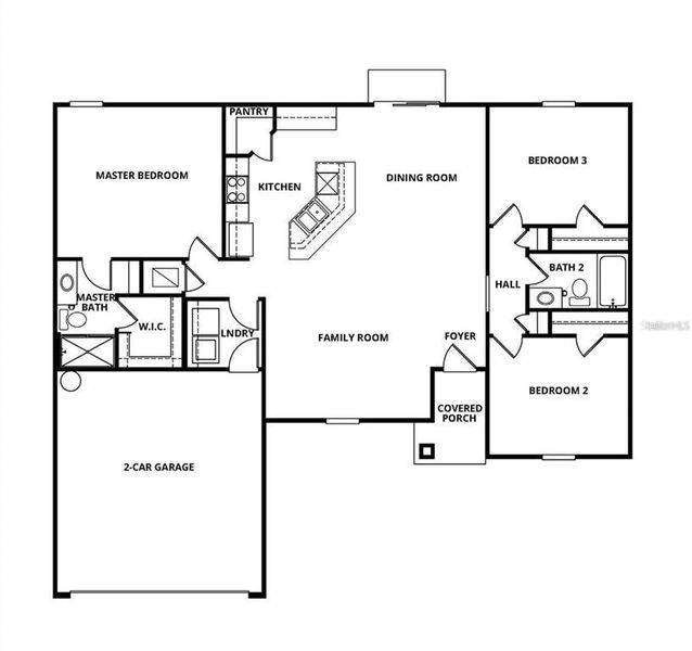 2D floor plan layout of this home in , Ocala, FL (Image 2). 2D floor plan layout of this home in , Ocala, FL (Image 2).
