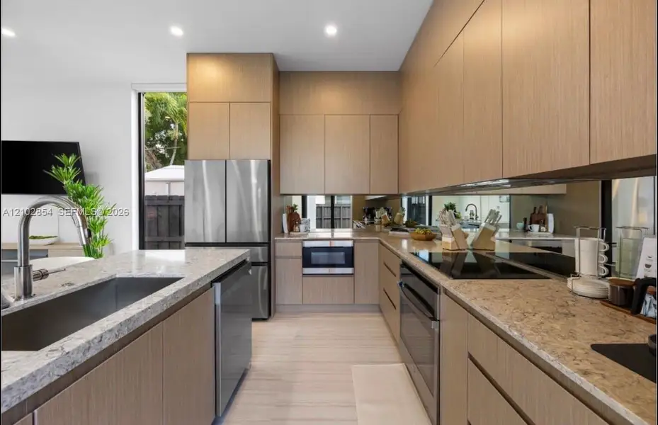 Furnished interior view inside a new home in , Miami (Image 86).