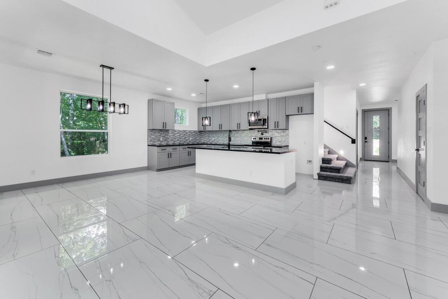 Furnished interior view inside a new home in , Coldspring (Image 2).