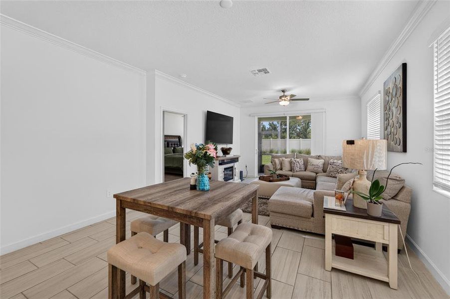 Furnished interior view inside a new home in , Parrish (Image 11).