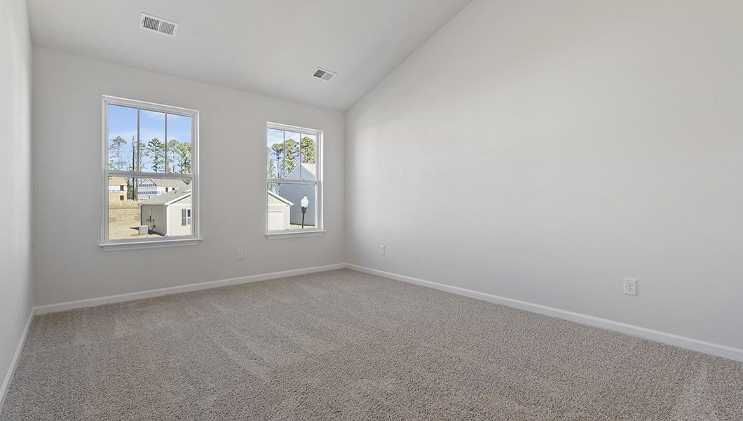Representative unfurnished interior of a home built from the Rachel by D.R. Horton in Patton Cove, Clyde (Image 17). Representative unfurnished interior of a home built from the Rachel by D.R. Horton in Patton Cove, Clyde (Image 17).