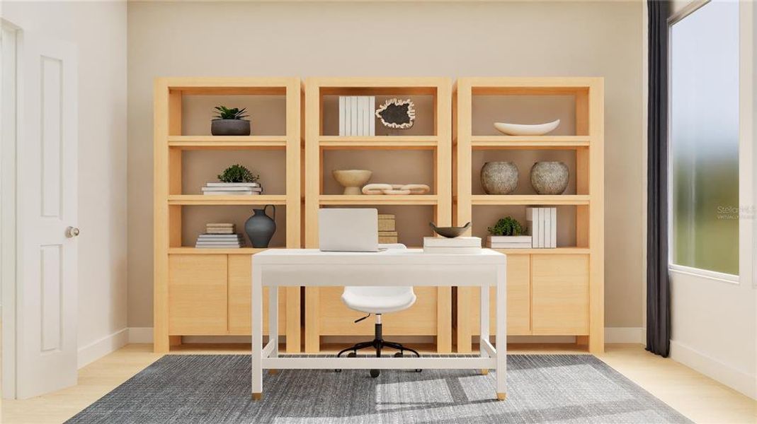 Furnished interior view inside a new home in , Clermont (Image 20). Furnished interior view inside a new home in , Clermont (Image 20).