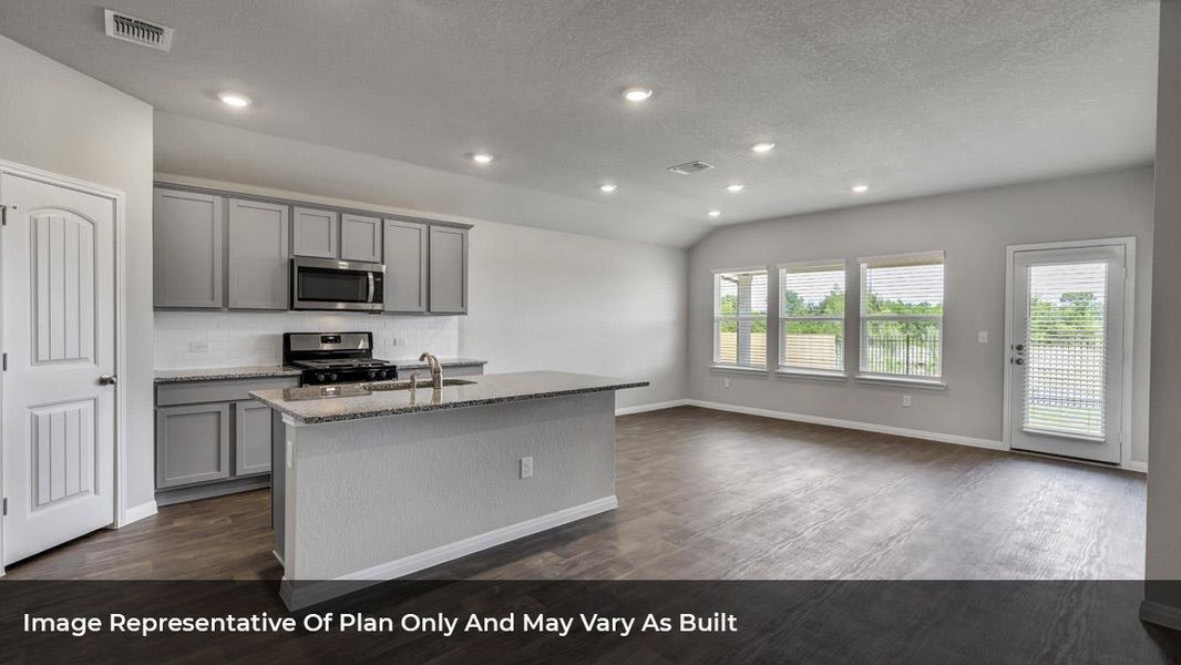 Furnished interior view inside a new home in Prairie Lakes, Buda (Image 7). Furnished interior view inside a new home in Prairie Lakes, Buda (Image 7).