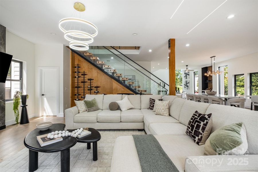 Furnished interior view inside a new home in , Charlotte (Image 31).