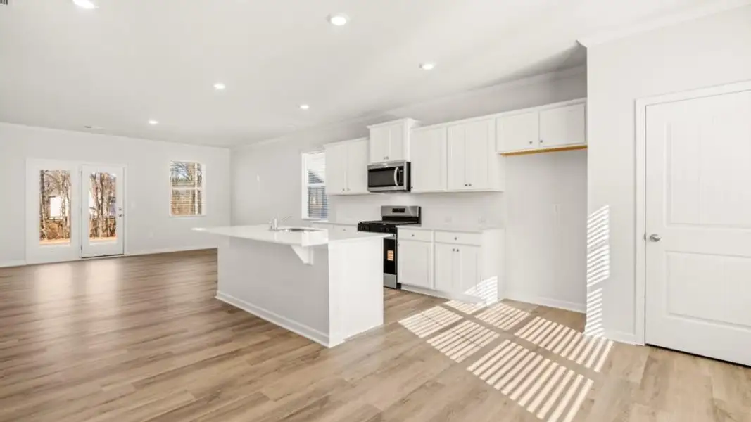 Furnished interior view inside a new home in Braselton Village, Braselton (Image 8).