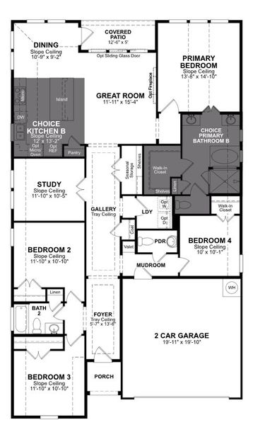 2D floor plan layout of this home in Parklands Estates, Schertz, TX (Image 2). 2D floor plan layout of this home in Parklands Estates, Schertz, TX (Image 2).