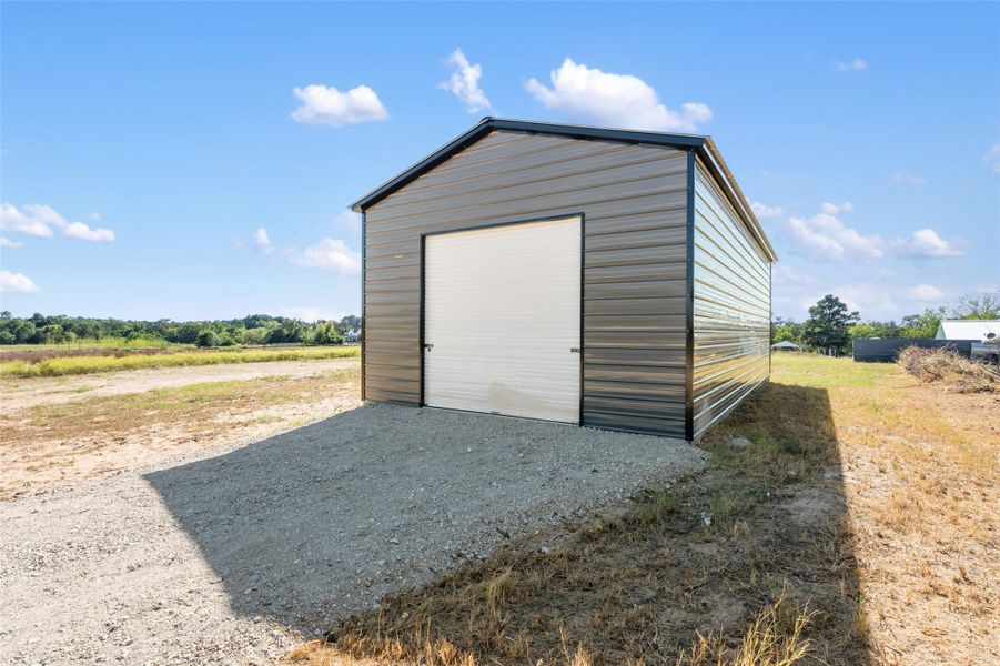 View of outdoor structure