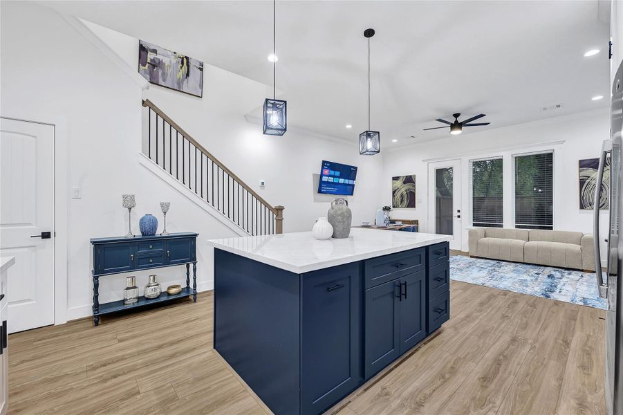 Furnished interior view inside a new home in , Houston (Image 15).