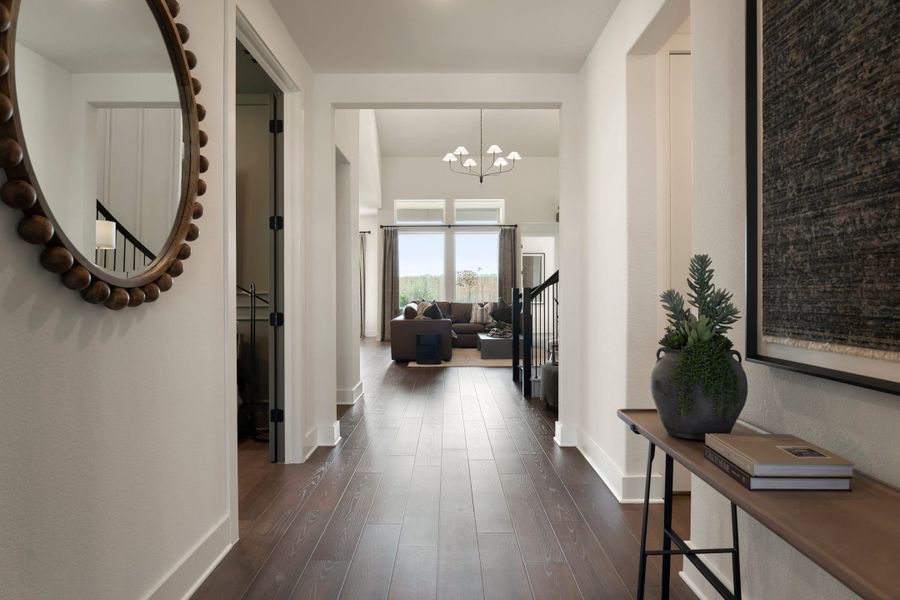 Furnished interior view inside a new home in Lagos Reserve, Manor (Image 5).