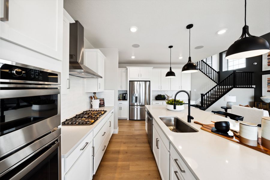 Furnished interior view inside a new home in Sterling Ranch Ascent Village, Littleton (Image 12).
