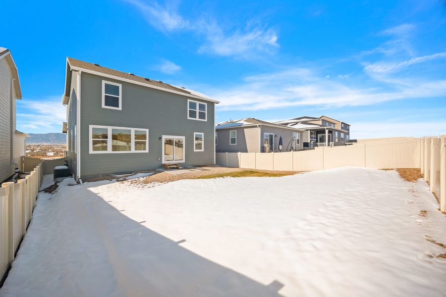 Exterior details and patio area of a home in Aspen Ranch, Fountain (Image 4).