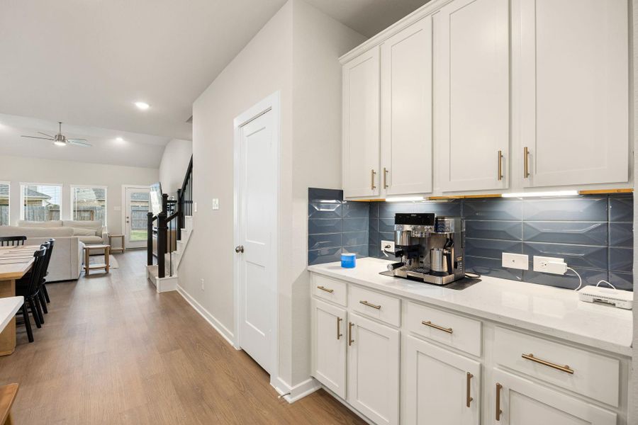 Furnished interior view inside a new home in Marvida, Cypress (Image 13).