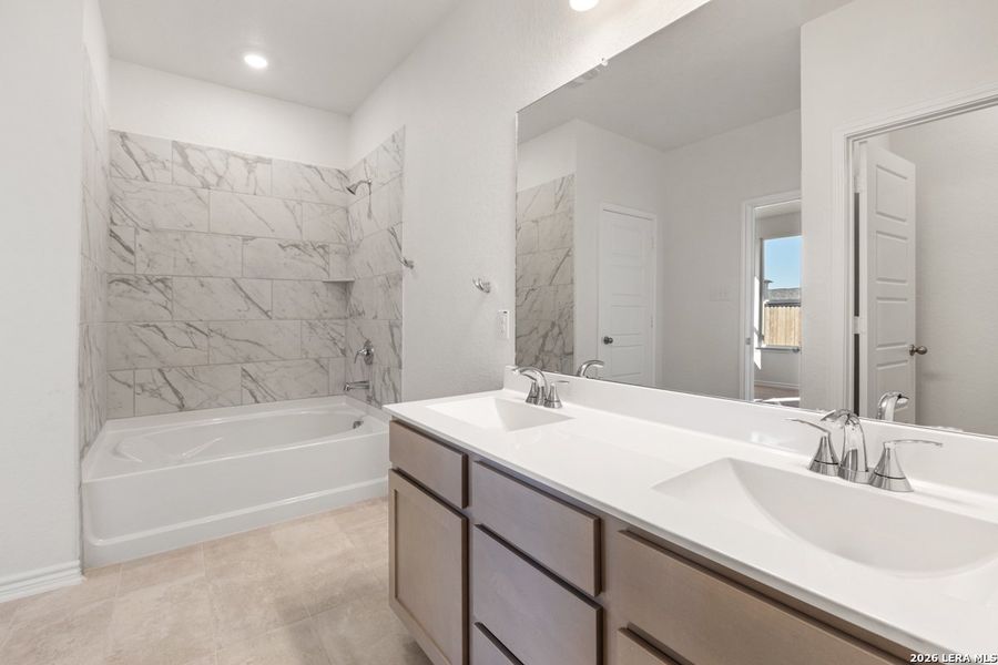 Furnished interior view inside a new home in Spanish Trails, San Antonio (Image 8). Furnished interior view inside a new home in Spanish Trails, San Antonio (Image 8).