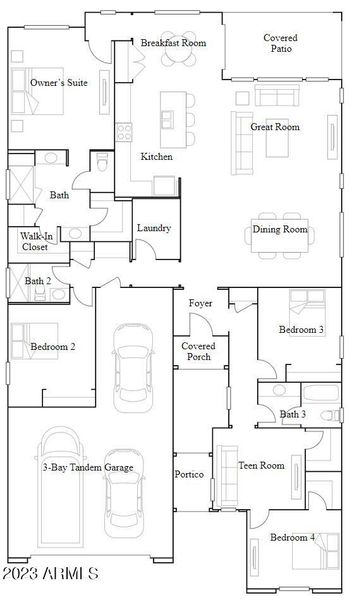 Verde Trails Aspen Floorplan