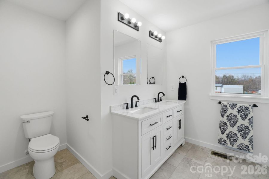 Furnished interior view inside a new home in , Newton (Image 8).