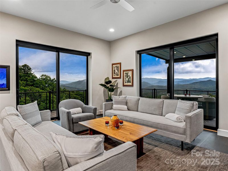 Furnished interior view inside a new home in , Bryson City (Image 42).