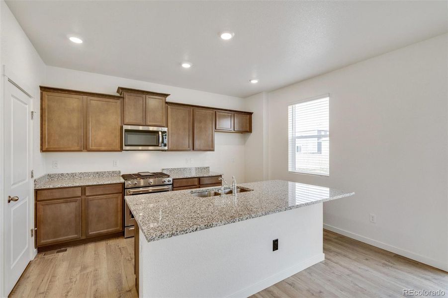 Furnished interior view inside a new home in Trails at Crowfoot, Parker (Image 5). Furnished interior view inside a new home in Trails at Crowfoot, Parker (Image 5).