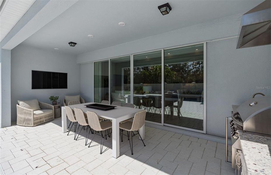 Furnished interior view inside a new home in Del Webb Sunbridge, St. Cloud (Image 10).