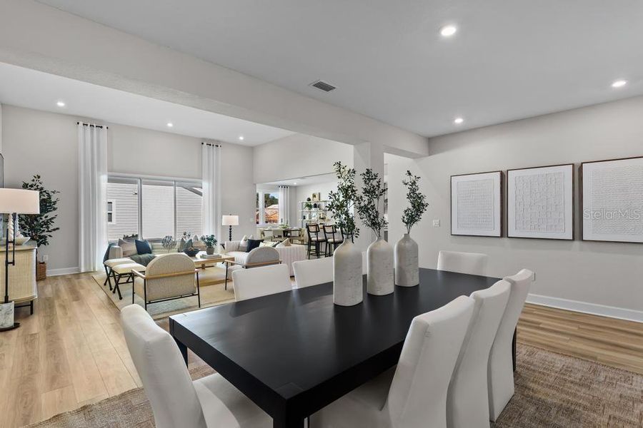 Furnished interior view inside a new home in The Cypress Series at Reserve East, Flagler Beach (Image 24).