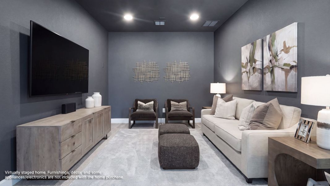Furnished interior view inside a new home in Eliana, McKinney (Image 9).