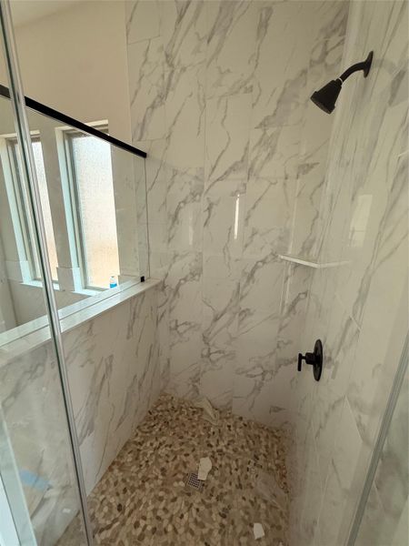 Walk-in shower in Primary Bath