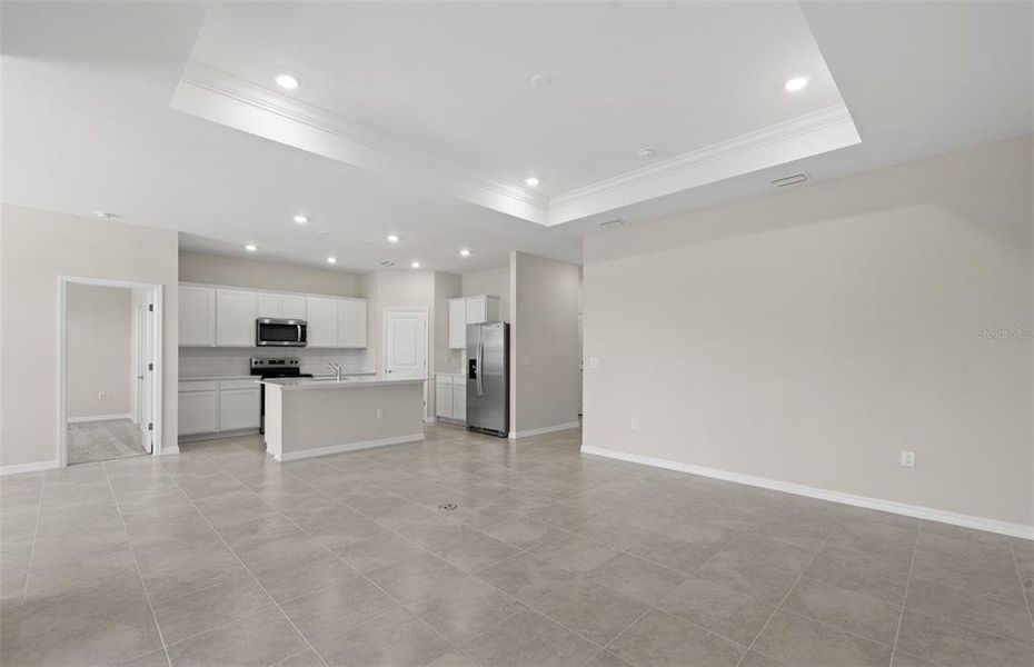 Spacious, unfurnished interior of a new home in The Strand at Cedar Grove, North Port (Image 20).