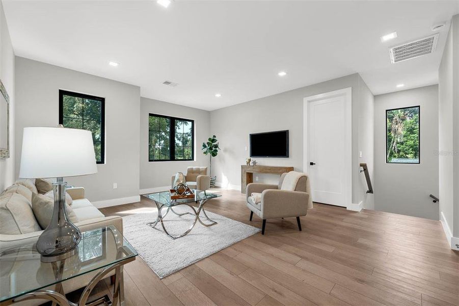 Furnished interior view inside a new home in , Orlando (Image 9). Furnished interior view inside a new home in , Orlando (Image 9).