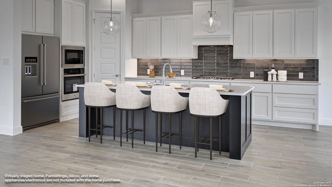 Furnished interior view inside a new home in Esperanza 60', Boerne (Image 15).