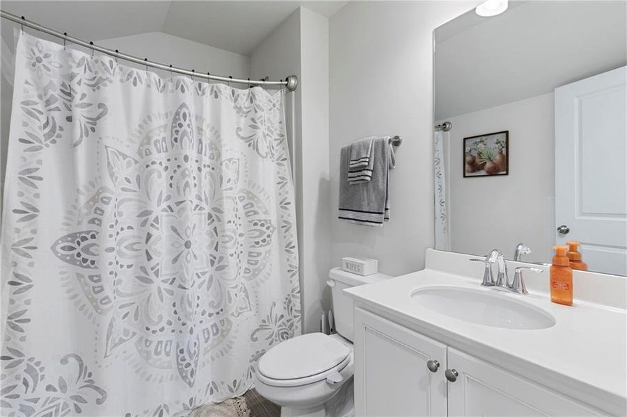 Furnished interior view inside a new home in , Atlanta (Image 16).