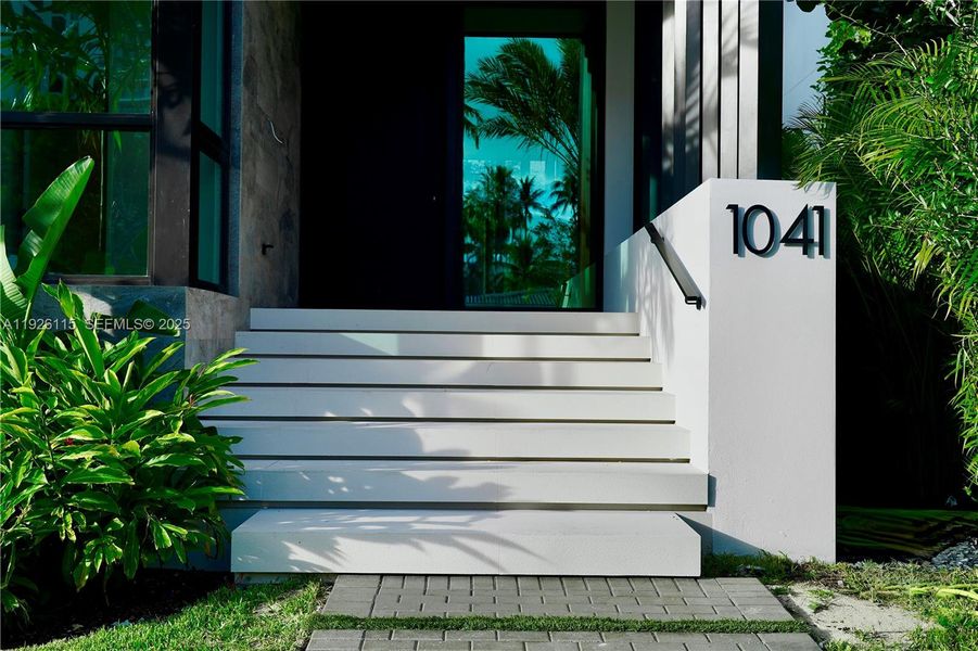 Exterior details and patio area of a home in , Miami (Image 20). Exterior details and patio area of a home in , Miami (Image 20).