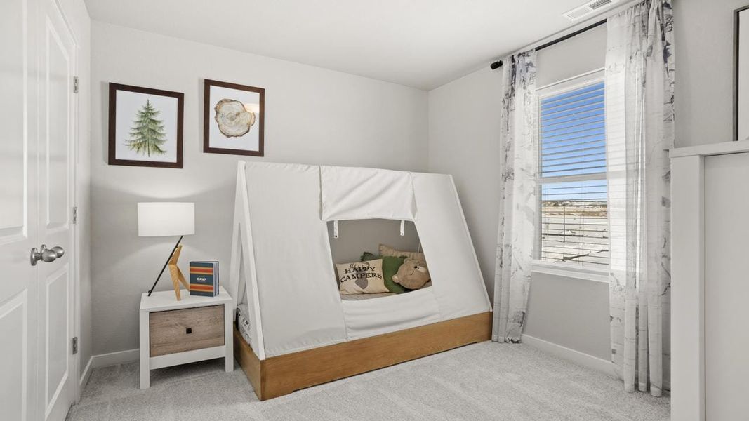 Representative furnished interior of a home built from the Elm by View Homes in Aspen Ranch, Fountain (Image 21).