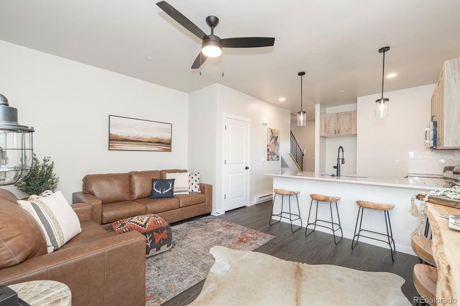 Furnished interior view inside a new home in , Granby (Image 35). Furnished interior view inside a new home in , Granby (Image 35).
