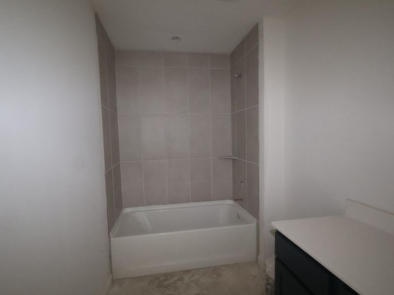 In-progress construction of a new home in Sorella, Tomball, TX (Image 14). In-progress construction of a new home in Sorella, Tomball, TX (Image 14).