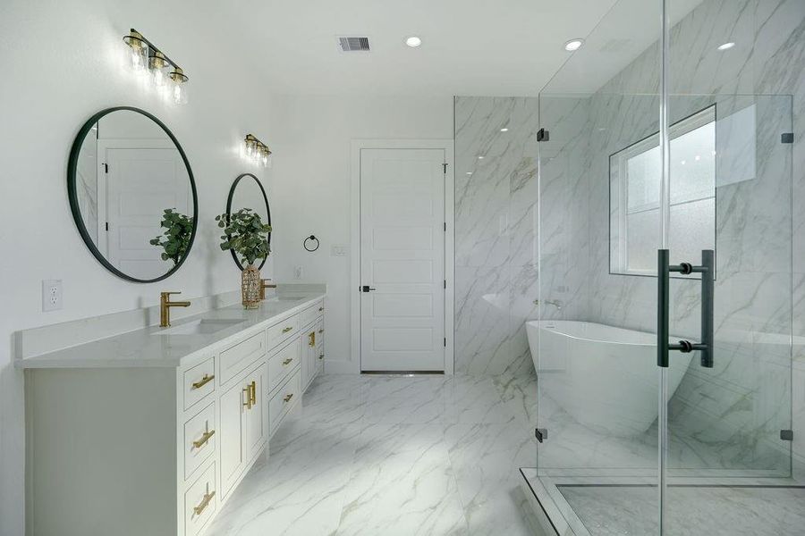 Furnished interior view inside a new home in , Conroe (Image 16).