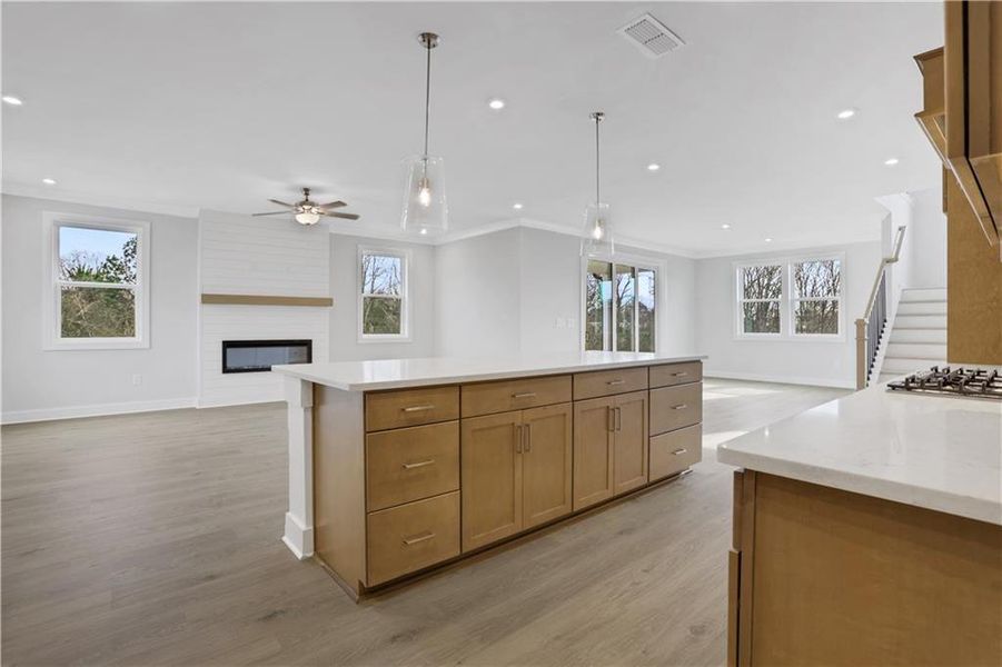 Furnished interior view inside a new home in Acacia, Cumming (Image 8).