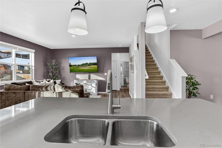 Furnished interior view inside a new home in , Thornton (Image 36).