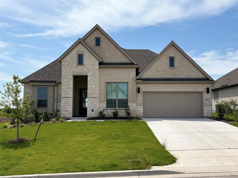 Front exterior of a new home in Chapel Ridge, Waco, TX, highlighting curb appeal (Image 23).