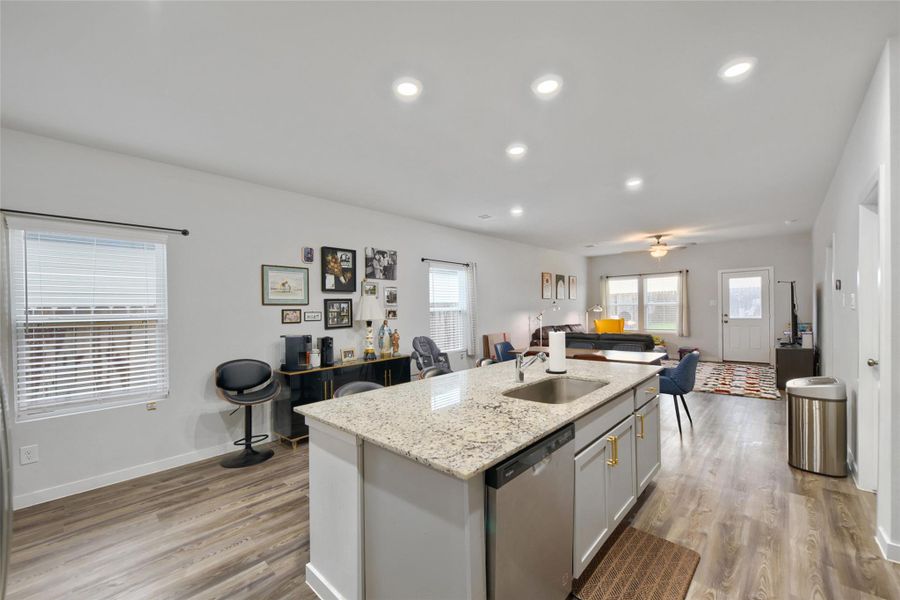 Furnished interior view inside a new home in Paloma at Sanford Farms, Waller (Image 18).