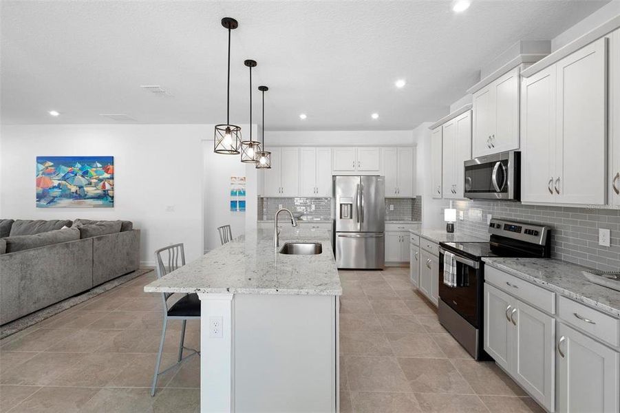 Furnished interior view inside a new home in Addison Landing, Deland (Image 7).