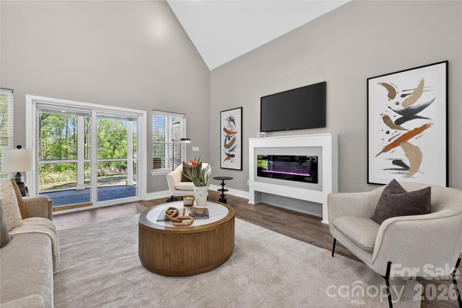 Furnished interior view inside a new home in , Bessemer City (Image 15).