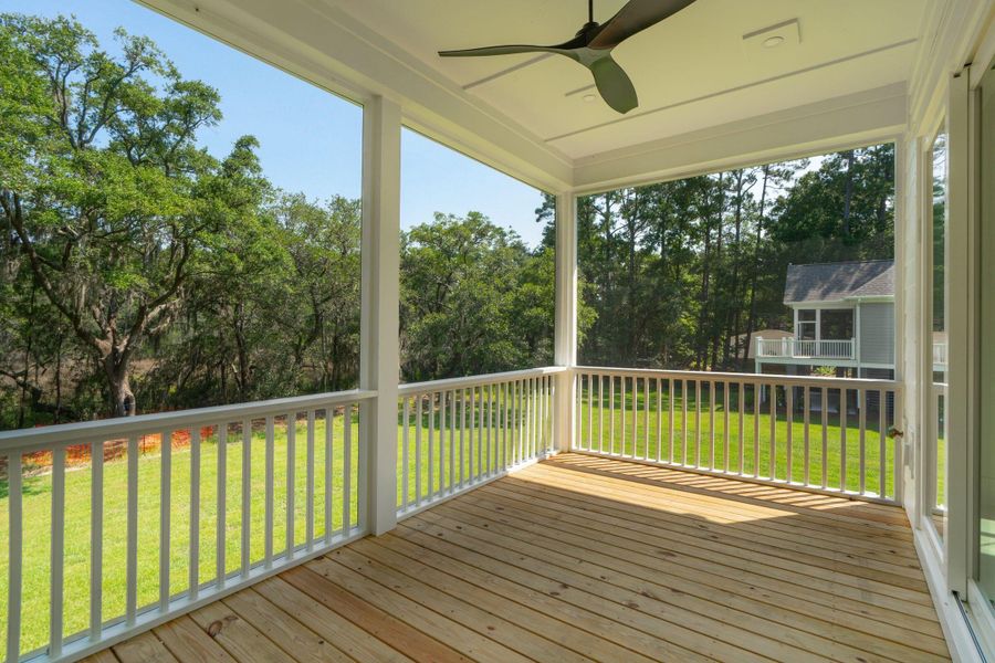 Exterior details and patio area of a home in , Johns Island (Image 44).
